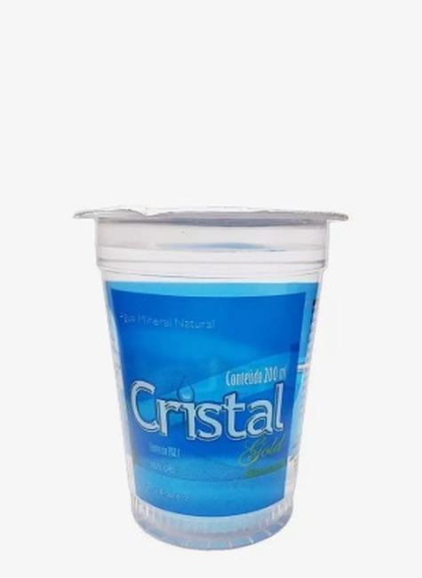 Água Cristal Gold Copo 200ml C/48 Unidades