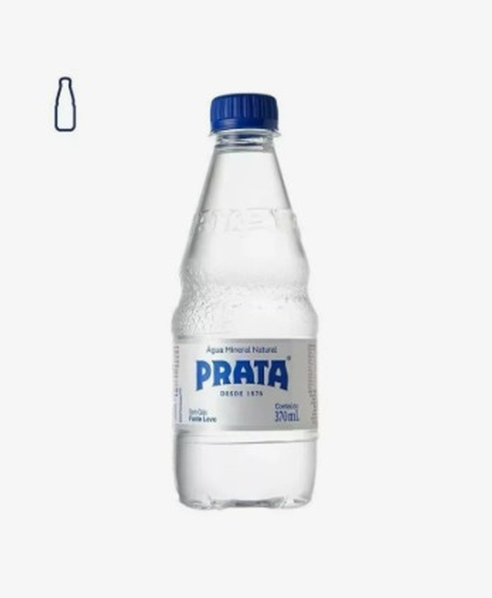 Água Prata 370ml Sem Gás C/12