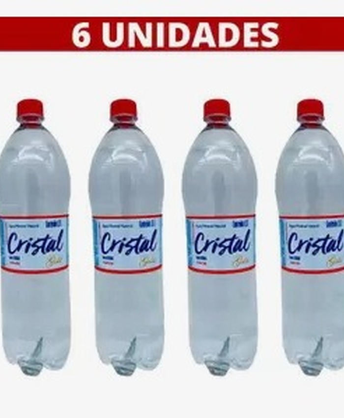 Água Cristal Gold 1,5l Com Gás C/6