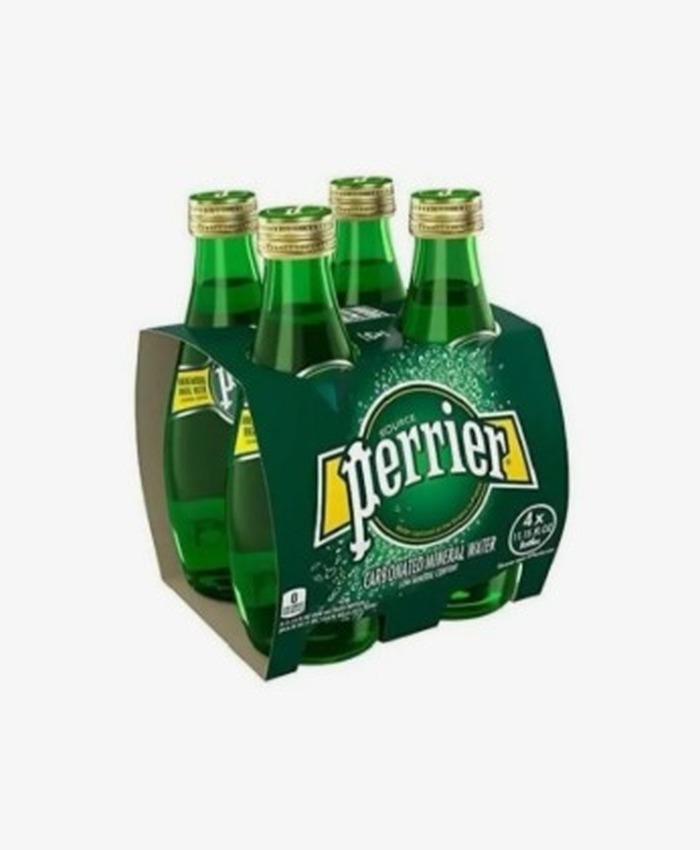 Água Perrier 330ml Com Gás C/4
