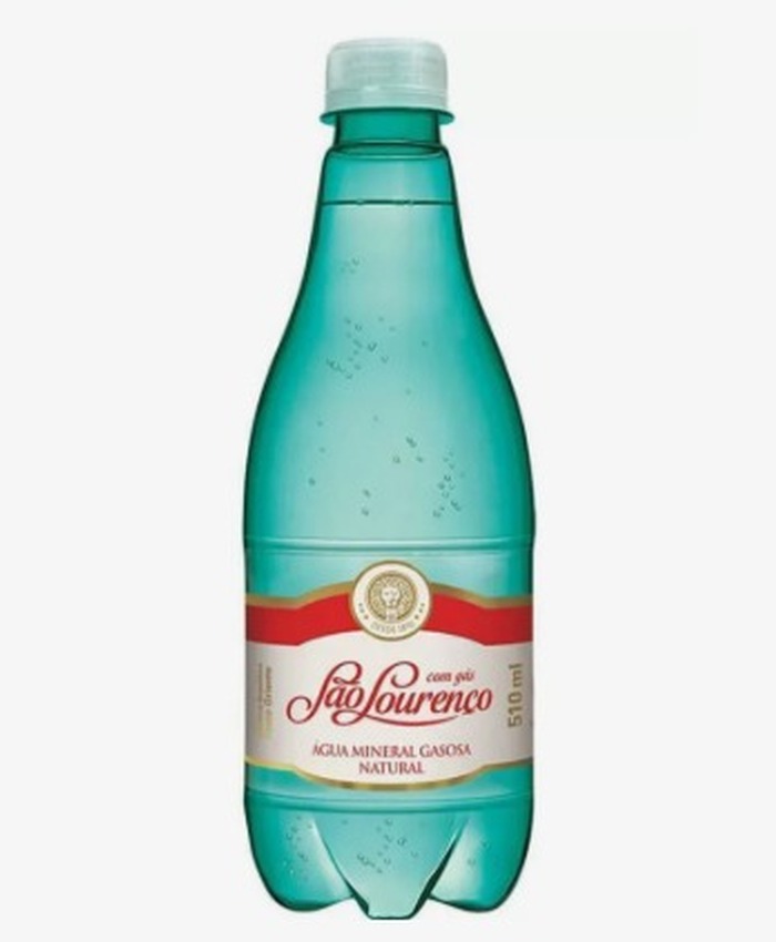 Água São Lourenço 510ml Com Gás C/6