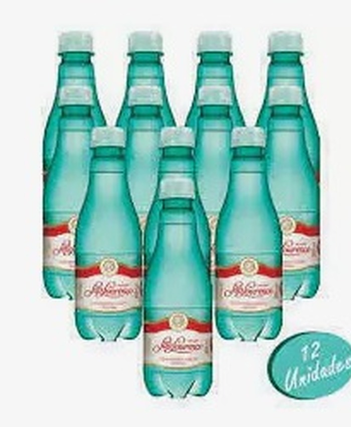Água São Lourenço 300ml Com Gás C/12