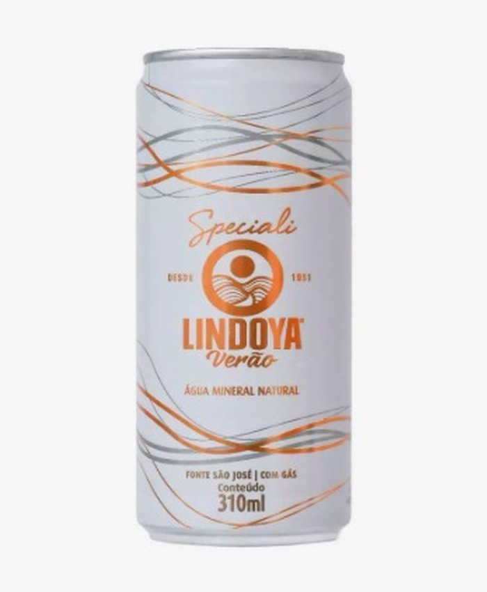 Água Lindoya Verão Speciali Lata 310ml Com Gás C/12