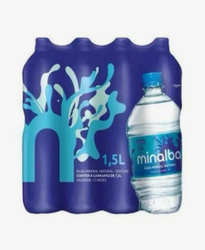 Água Minalba 1,5l Sem Gás C/8
