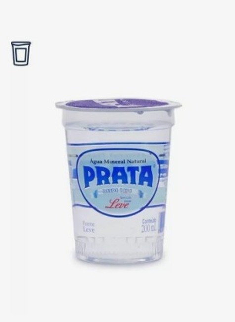 Água Prata 200ml Copo C/48 Unidades Água Prata 200ml Copo C/48 Unidades