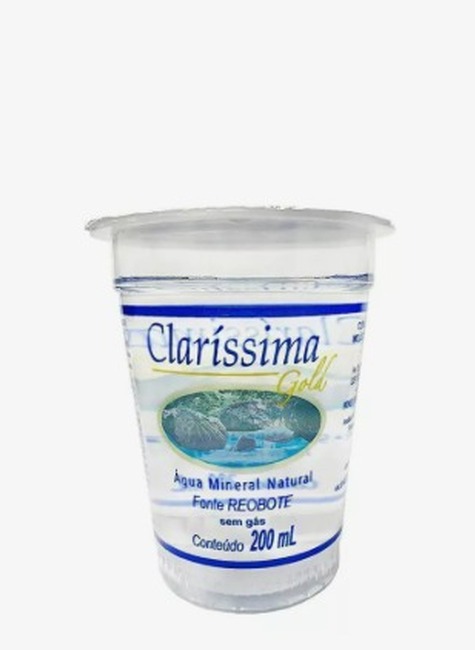 Água Claríssima Copo 200ml C/48 Unidades