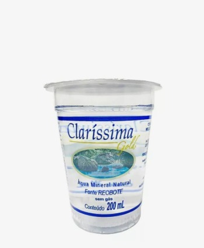 Água Claríssima Copo 200ml C/48 Unidades