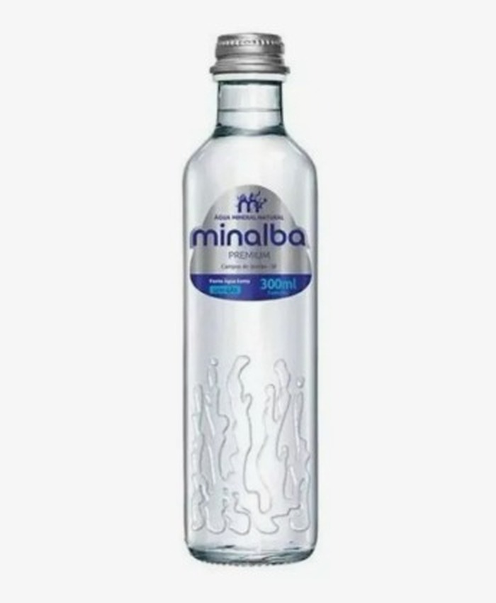 Água Minalba 300ml Premium Sem Gás C/12 Vidro