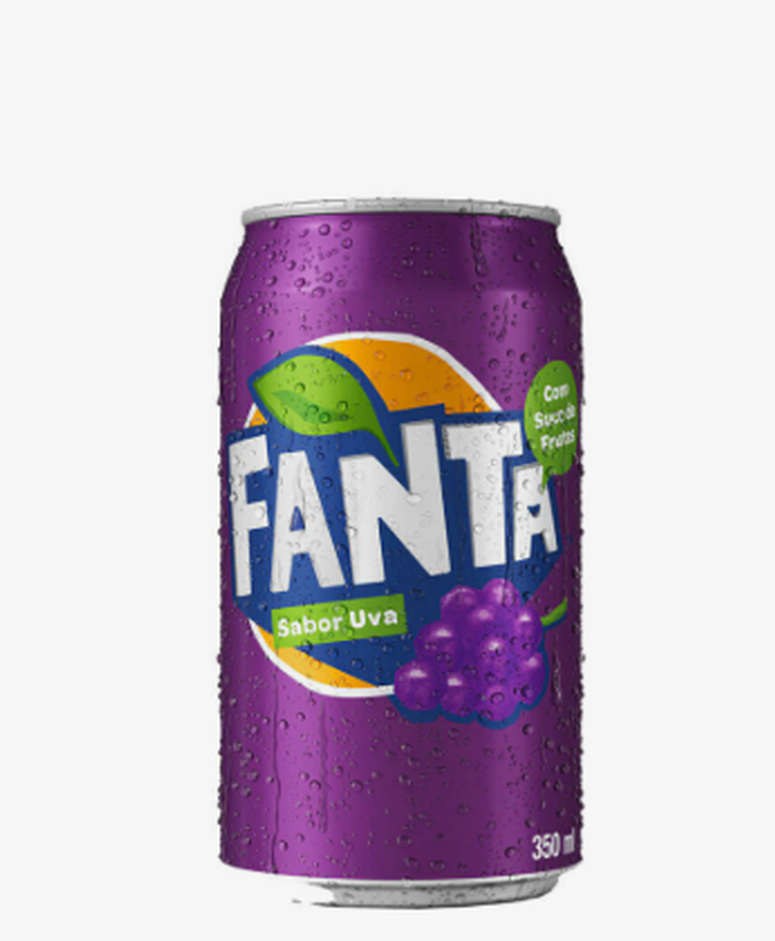 Refrigerante Fanta Uva 350ml Lata c/6