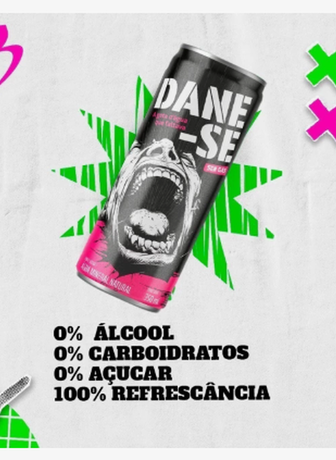 Água Dane-se 350ml Sem Gás C/12 Unidades
